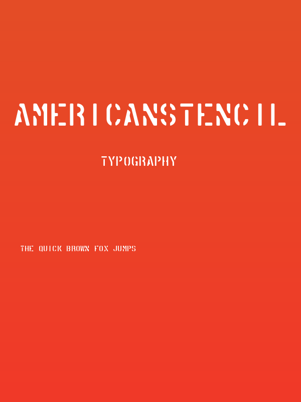 AmericanStencil Poster
