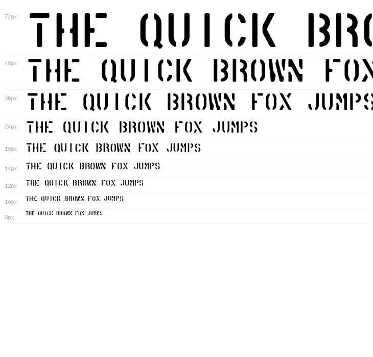 AmericanStencil Waterfall