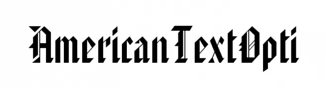 AmericanTextOpti  baixar fontes gratis