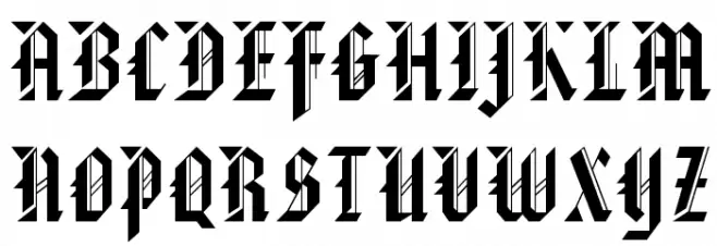 AmericanTextOpti Шрифта ВЕРХНИЙ