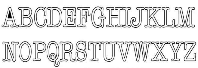 AmericanTypewriHC 字体 大写