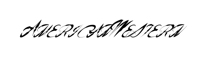 AmericanWestern Font