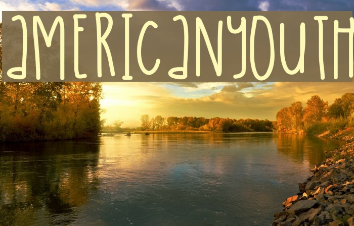 AmericanYouth Font examples