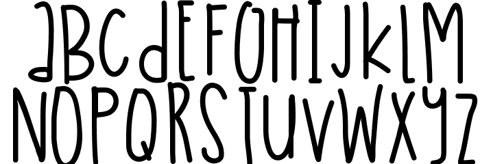 AmericanYouth Font LOWERCASE