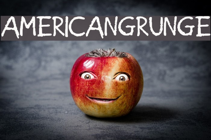 American_Grunge Font examples