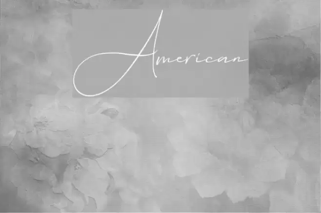 American خط examples