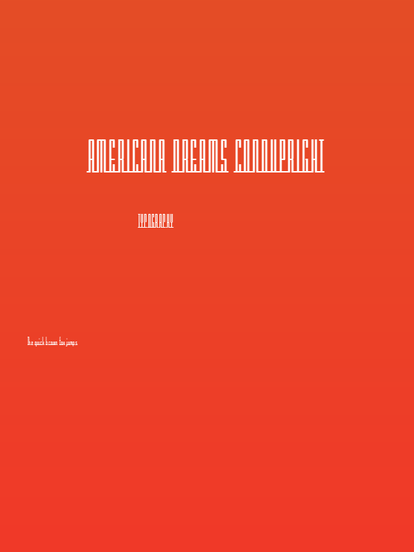 Americana Dreams CondUpright Poster