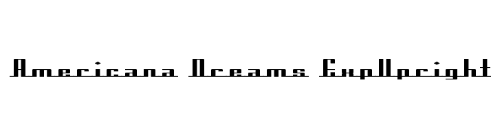 Americana Dreams ExpUpright  免费字体下载