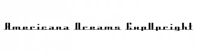 Americana Dreams ExpUpright  baixar fontes gratis