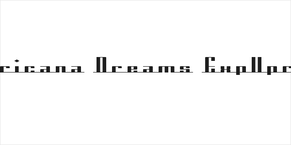 Americana Dreams ExpUpright Logo