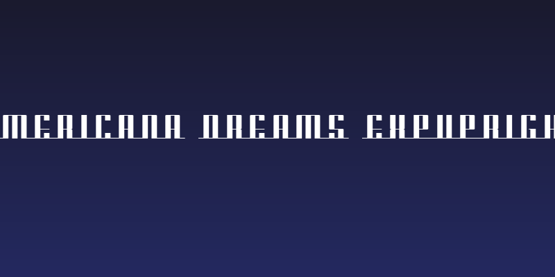 Americana Dreams ExpUpright Social Header