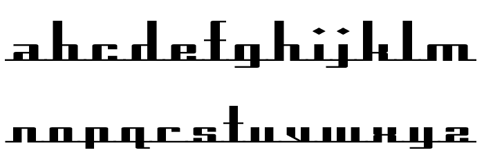 Americana Dreams ExpUpright Font LOWERCASE