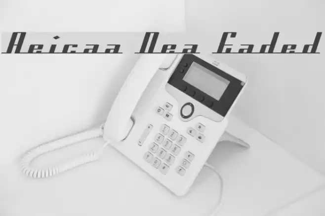 Americana Dreams Expanded Font examples