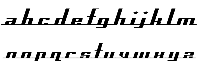 Americana Dreams Expanded Font LOWERCASE