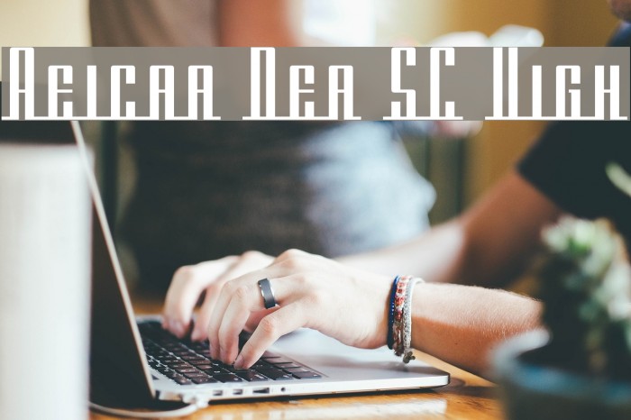 Americana Dreams SC Upright Font examples