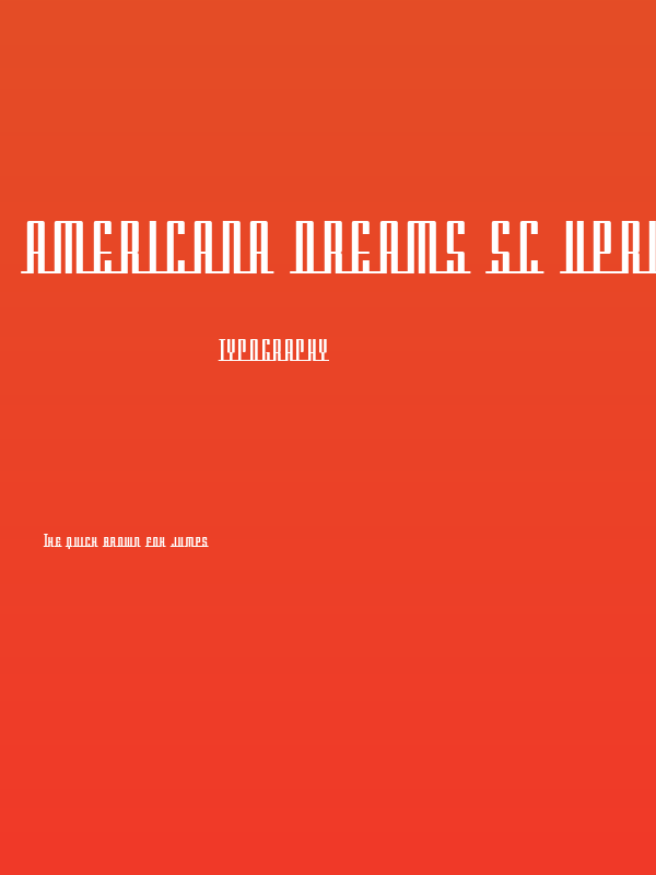 Americana Dreams SC Upright Poster