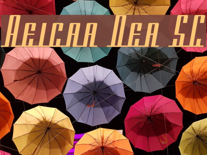 Americana Dreams SC Font examples
