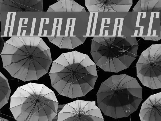 Americana Dreams SC Fonte examples