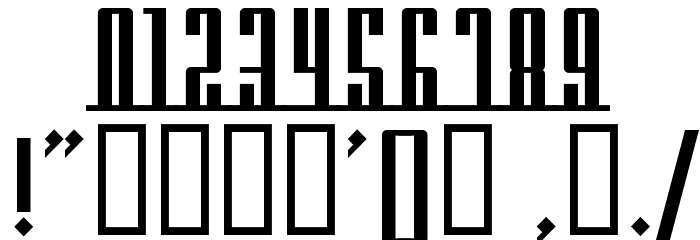 Americana Dreams Upright Bold Font OTHER CHARS