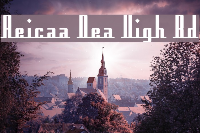 Americana Dreams Upright Bold Font examples