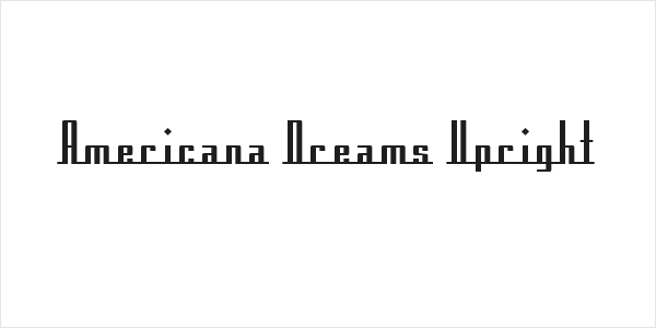 Americana Dreams Upright Logo