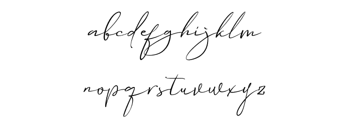 American Font LOWERCASE