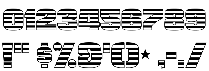 Americana Font OTHER CHARS