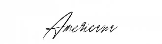 Americana  नि: शुल्क फ़ॉन्ट्स डाउनलोड