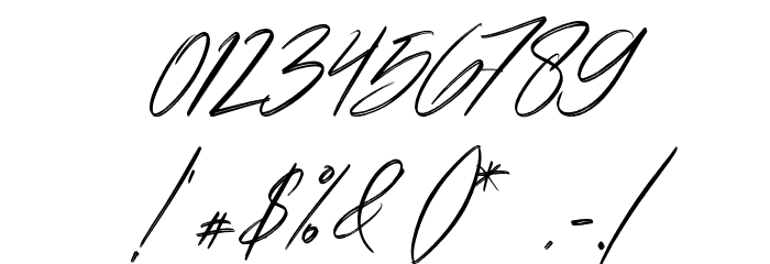 Americana Font OTHER CHARS