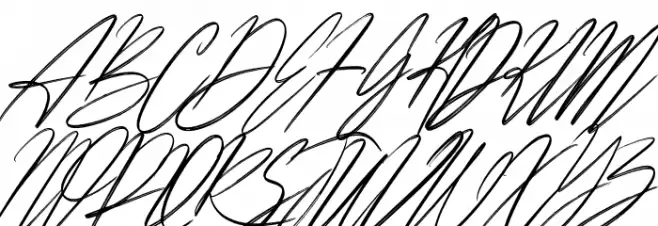 Americana Font UPPERCASE