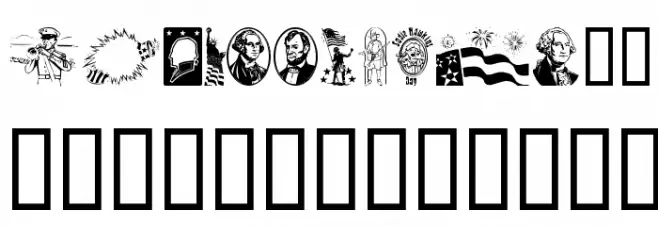 Americanic Font LOWERCASE