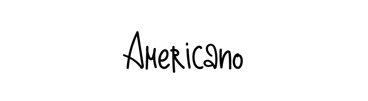 Americano  नि: शुल्क फ़ॉन्ट्स डाउनलोड
