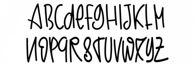 Americano Font UPPERCASE