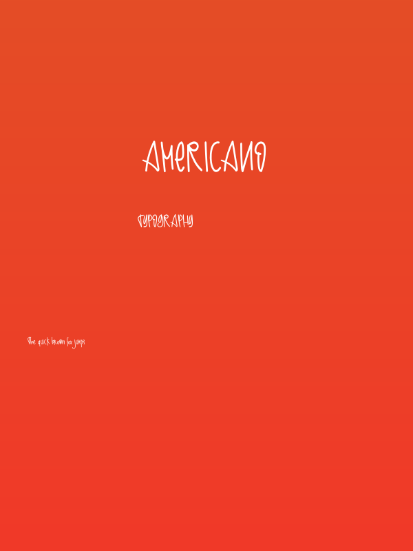Americano Poster