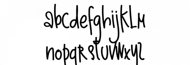 Americano फ़ॉन्ट लोअरकेस