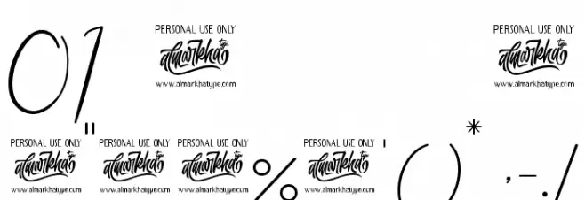 Americans Classy Font OTHER CHARS