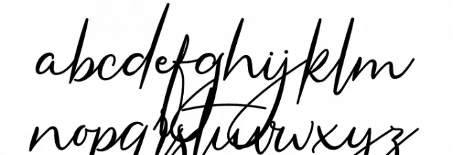 Americans Classy 字体 小写