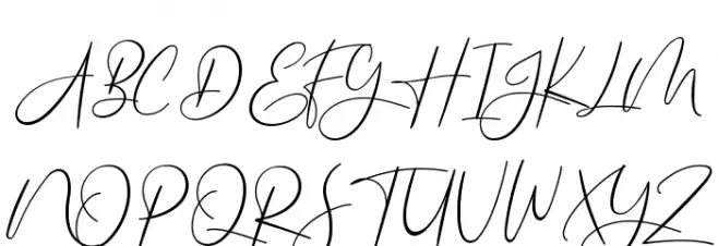 Americans Classy Schriftart Groß