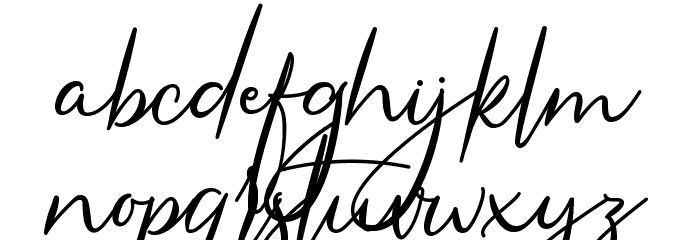 Americans Classy Font LOWERCASE