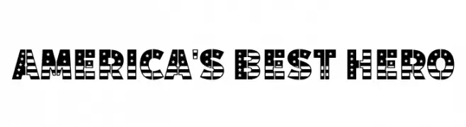 America's Best Hero  Free Fonts Download