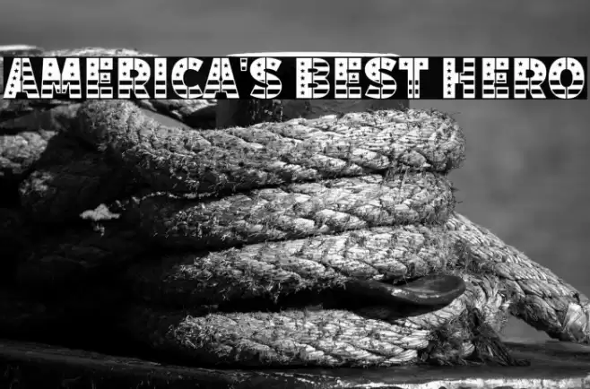 America's Best Hero Fonte examples