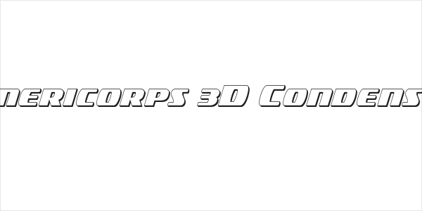 Americorps 3D Condensed Logo