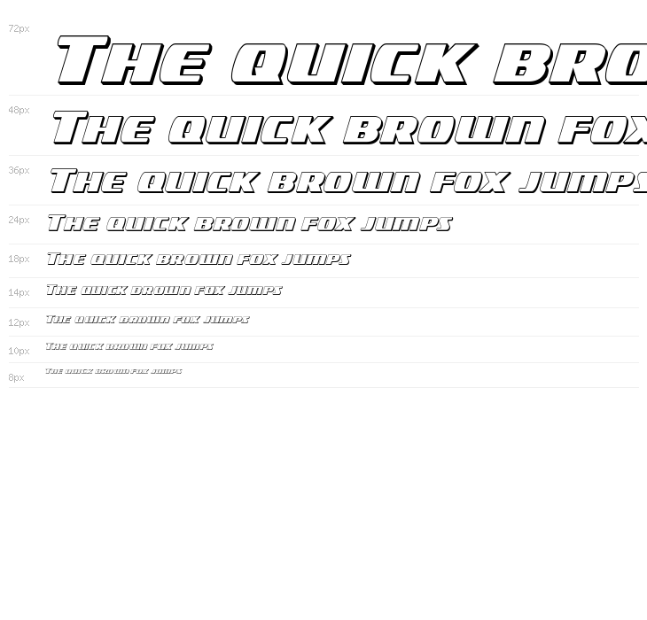 Americorps 3D Condensed Waterfall