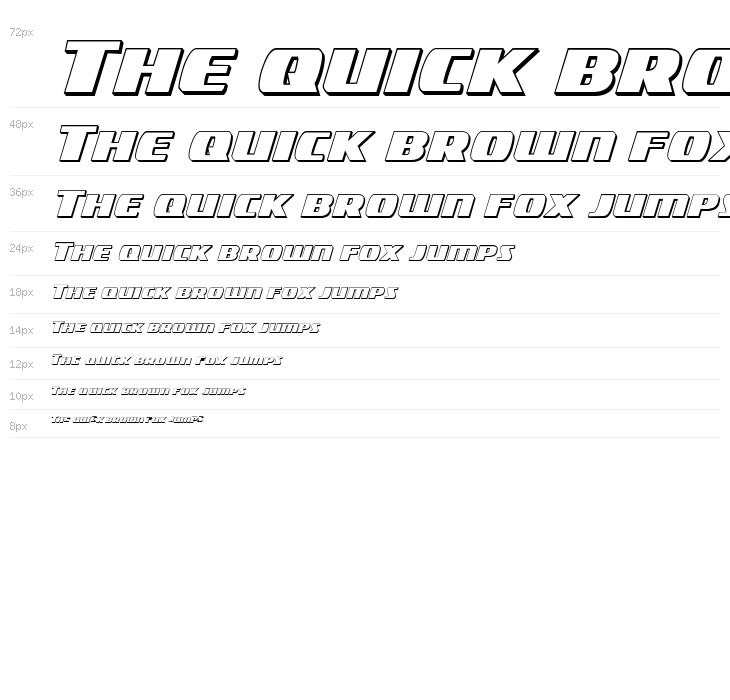 Americorps 3D Condensed Waterfall