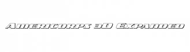 Americorps 3D Expanded  تنزيل الخطوط