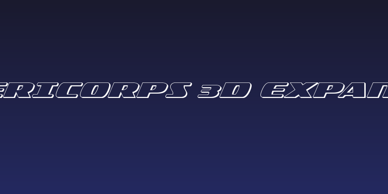 Americorps 3D Expanded Social Header