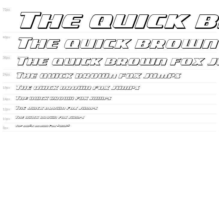 Americorps 3D Regular Waterfall