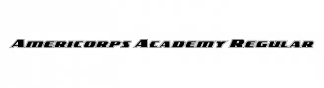 Americorps Academy Regular  Free Fonts Download