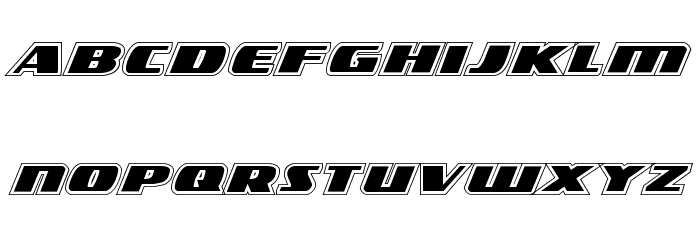 Americorps Academy Regular Font LOWERCASE