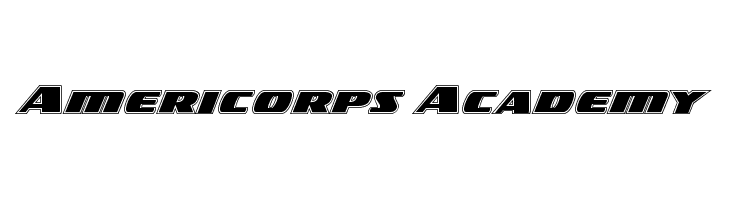 Americorps Academy  font caratteri gratis